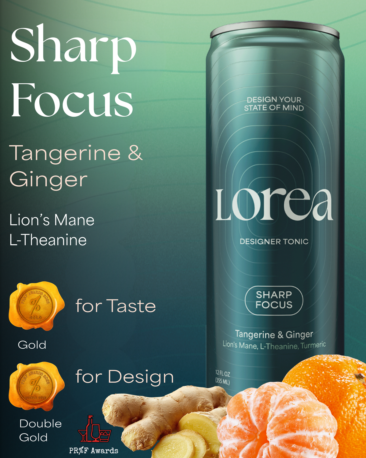 Sharp Focus – PR%F Awards 2026: Gold for Taste, Double Gold for Design